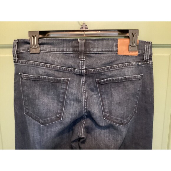 Lucky Brand Women's Size 6 Brooke Ankle Skinny Jeans Embroidered Raw Hem Cropped - Picture 7 of 11